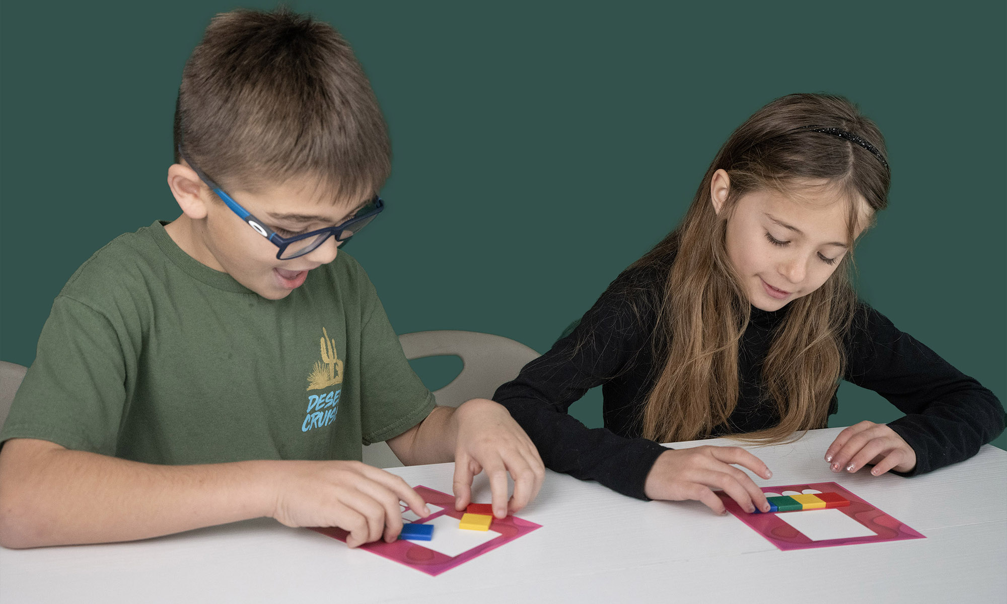 Students playing a structured literacy activity